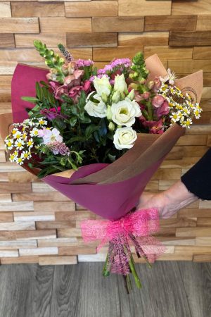 Florist choice open wrap bouquet